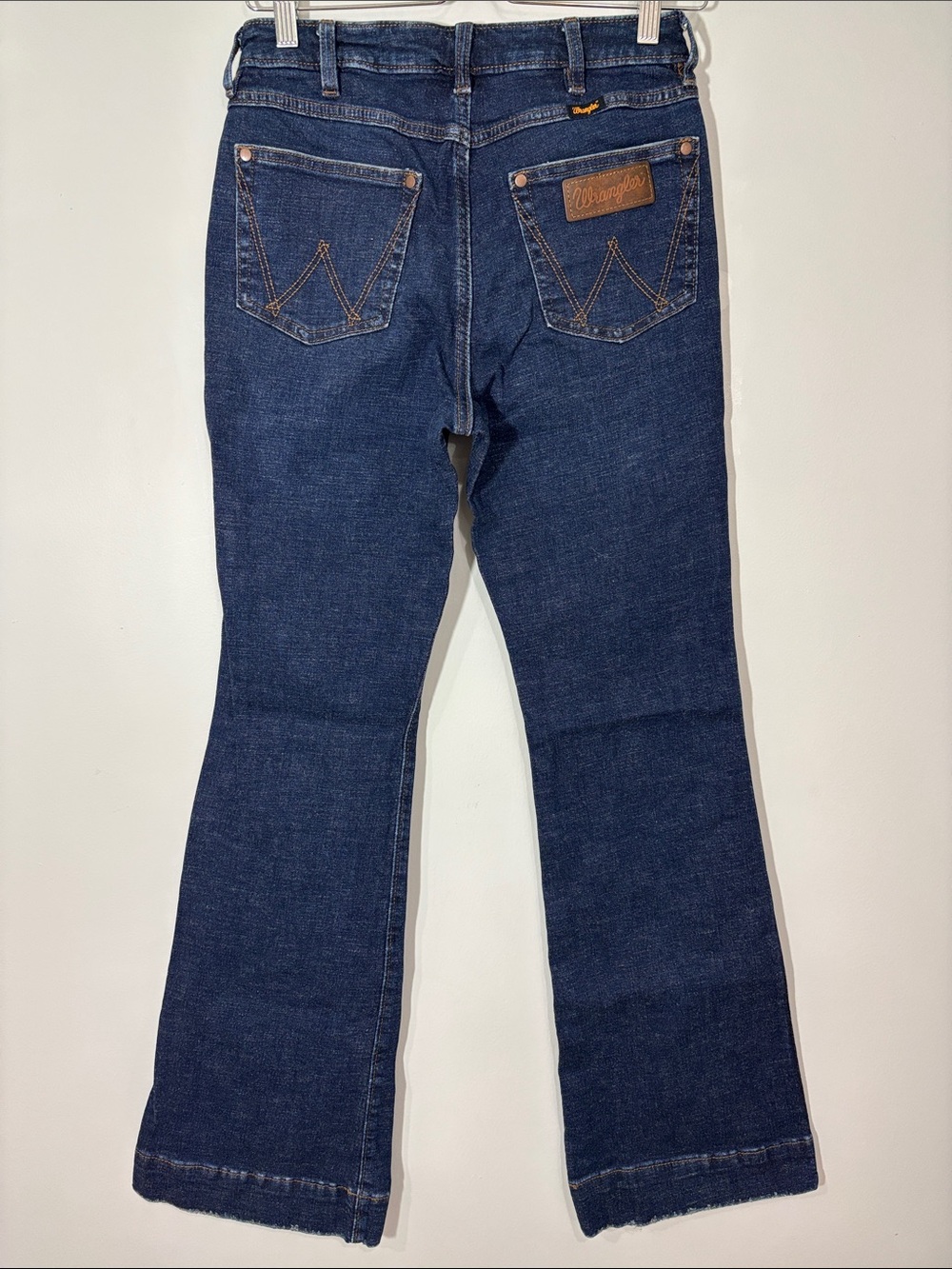 Wrangler wide leg high rise trouser jeans Sz 27x34